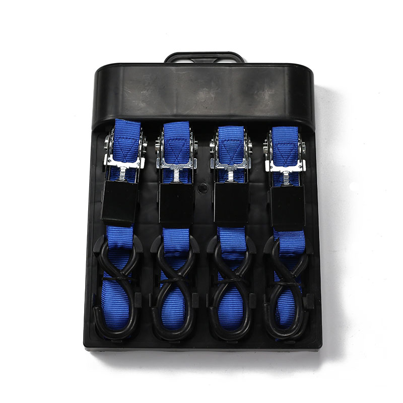 Reketo dirželis 25 mm plastikiniame dėkle
